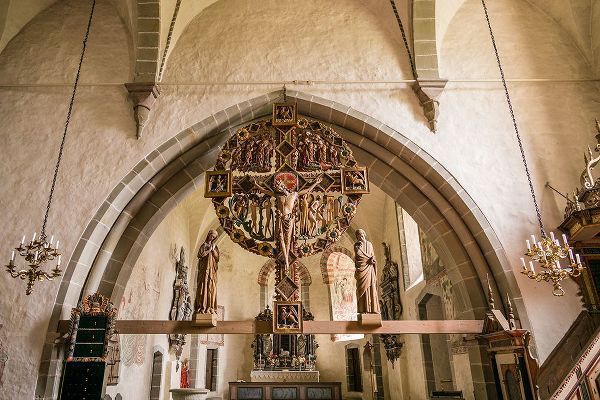 Bibikow, Walter 아티스트의 Sweden-Gotland Island-Oja-Oja church-crucifix작품입니다.